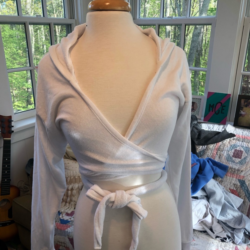 Free people wrap sweatshirt